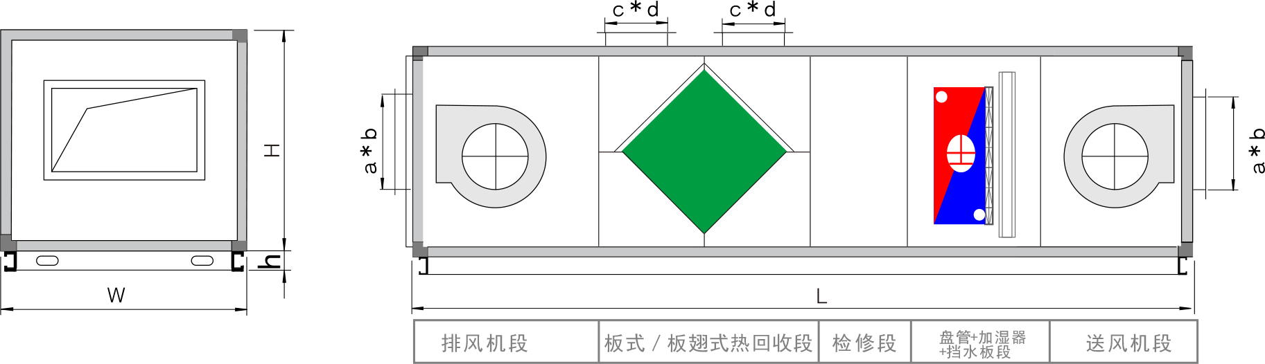 临沂板翅/板式组合形式四